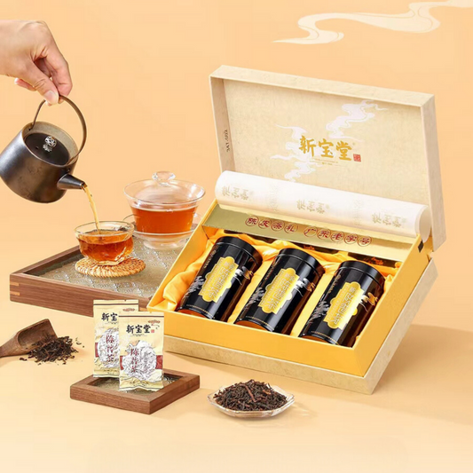 二十年陳普茶鐵罐裝禮盒