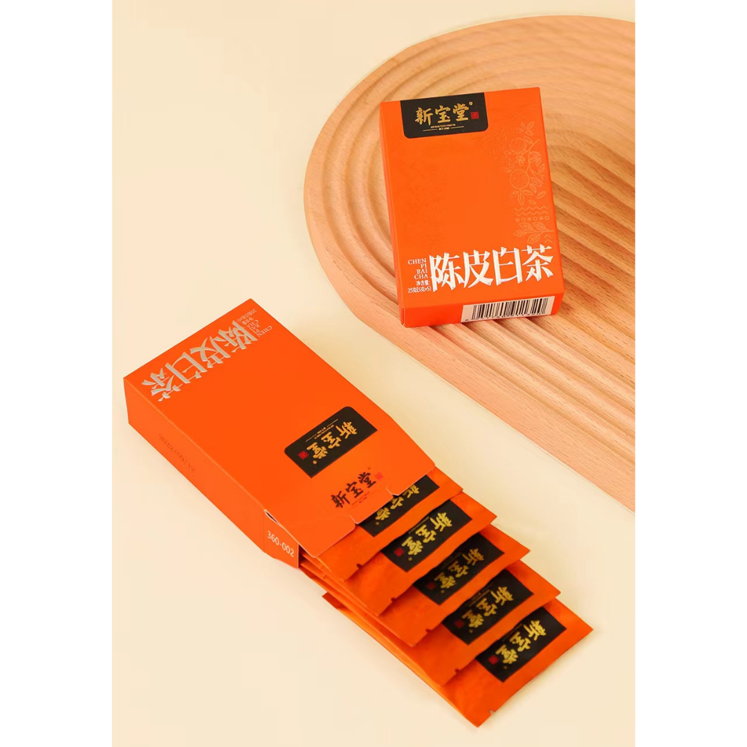 陳皮白茶磚禮盒