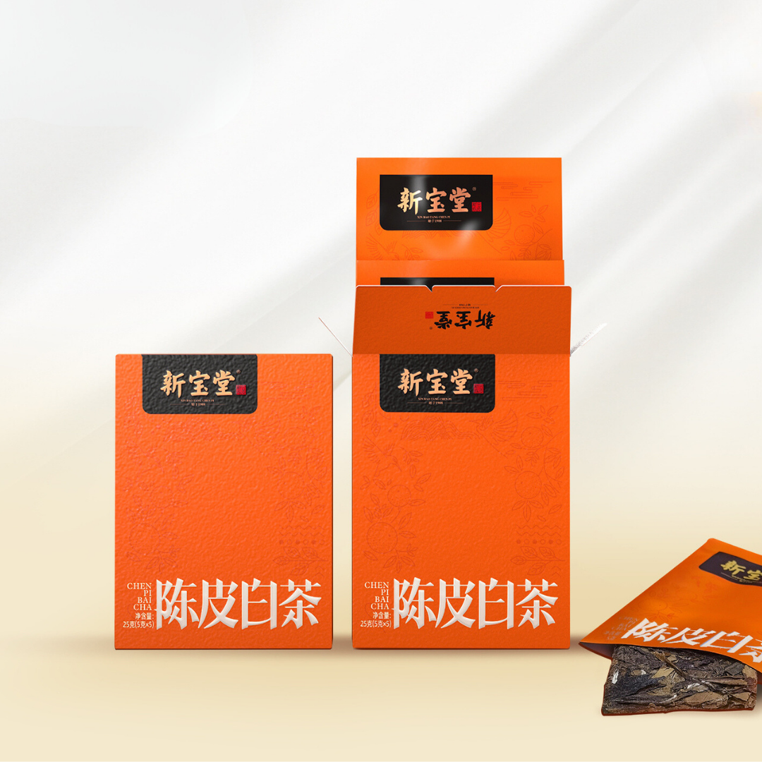 陳皮白茶磚禮盒