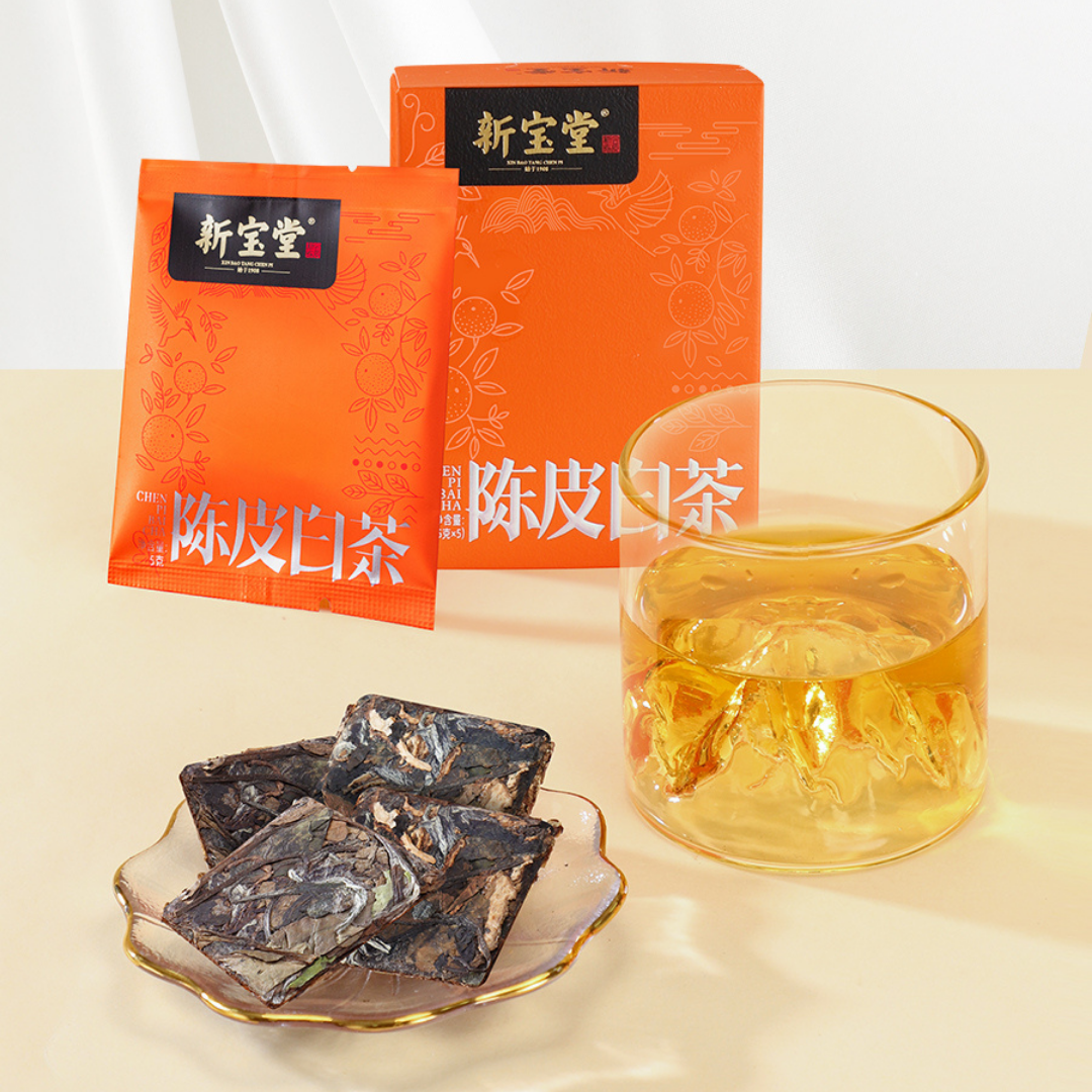 陳皮白茶磚禮盒